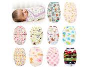 Soft Fleece Newborn Baby Kids Swaddle Stroller Wrap Blankets Infant Sleeping Bag 06