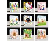 Cartoon Square Light Switch Cover Sticker Home Art Switch Decal Decor PVC 2