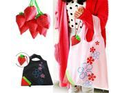 Random Colors Strawberry Foldable Convenient Carrying Strap Recycle Shopping Vegetable Bag