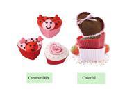 6pcs Silicone Heart Shape Love Cake Cupcake Molds Pans Muffin Baking Mold Mould