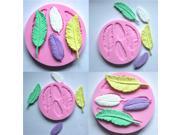 Silicone 3D Feather Fondant Mold Cake Decoration DIY Mold Mould