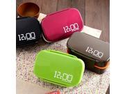 12 00 It s Lunch Time 2 Tier Bento Lunch Box 1400ml Japan Style Plastic Food Container Black