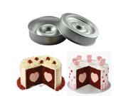 Heart Shape Layer Cake Pan Mold Aluminum Cake Pans 6 Inch