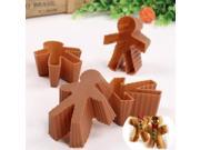 4pcs Silicone man shape Cake Cupcake Mold Muffin Jelly Molds Mould