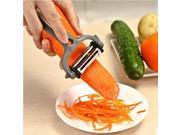 Durable Stainless Steel Vegetable Fruit Slicer Cutter Rotating Peeler Kitchen Tools Orange