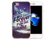 For iPhone 8 & 7 IMD Words Snow Mountain Pattern Soft TPU Protective Case Back Cover For iPhone 8 & 7 IMD Words Snow Mountain Pattern Soft TPU Protective Case Back Cover