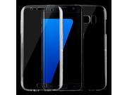 For Samsung Galaxy S7 Edge / G935 0.75mm Double-sided Ultra-thin Transparent TPU Protective Case (Transparent)