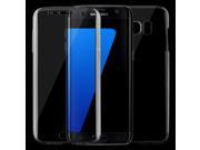For Samsung Galaxy S7 Edge / G935 0.75mm Double-sided Ultra-thin Transparent TPU Protective Case (Black)