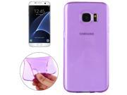 For Samsung Galaxy S7 Edge / G935 Transparent TPU Protective Case (Purple)