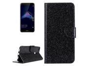 Huawei P8 Lite 2017 Glitter Powder Leather Case with Holder & Wallet & Card Slots (Black) Huawei P8 Lite 2017 Glitter Powder Leather Case with Holder & Wallet & Card Slots (Black)