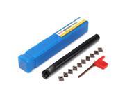 S16Q-SCLCR09 16x180mm Lathe Boring Bar Turning Tool Holder With 10pcs CCMT09T3 Inserts S16Q-SCLCR09 16x180mm Lathe Boring Bar Turning Tool Holder With 10pcs CCMT09T3 Inserts