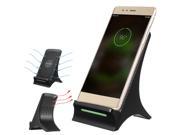 Qi Wireless 2 Coils Fan Cooling Desktop Holder Fast Charger for Samsung Galaxy S8 Plus S6 S7
