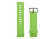 For Fitbit Blaze Watch Oblique Texture Silicone Watchband, Large Size, Length: 17-20cm (Green)