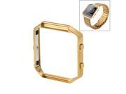For Fitbit Blaze Watch Stainless Steel Frame Holder Shell (Gold)