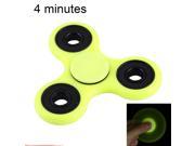 Fidget Spinner Toy Stress Reducer Anti-Anxiety Toy for Children and Adults, 4 Minutes Rotation Time, Fluorescent Light, Hybrid Ceramic Bearing + POM Material (L