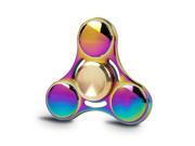Fidget Spinner Toy Stress Reducer Anti-Anxiety Toy for Children and Adults, 3 Minutes Rotation Time, Steel Beads Bearing + Zinc Alloy Material, Colorful Three L