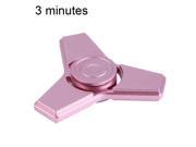 Fidget Spinner Toy Stress Reducer Anti-Anxiety Toy for Children and Adults, 3 Minutes Rotation Time, Aluminum Material, Three Leaves