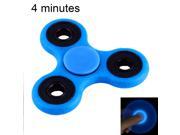 Fidget Spinner Toy Stress Reducer Anti-Anxiety Toy for Children and Adults, 4 Minutes Rotation Time, Fluorescent Light, Hybrid Ceramic Bearing + POM Material (B