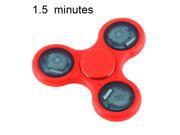 Fidget Spinner Toy Tri-Spinner Stress Reducer Anti-Anxiety Toy with LED Light for Children and Adults, 1.5 Minutes Rotation Time, Big Steel Beads Bearing + ABS