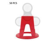 50 PCS Plastic Desk Display Rack Rotating Holder for Fidget Spinner (Red)