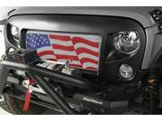 Rugged Ridge Spartan Grille Kit American Flag; 07 16 Jeep Wrangler Jk 12034.32