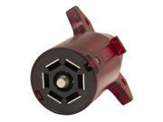 Hopkins Towing Solution 48502 Nite Glow 7 Blade Trailer End Connector; Nite Glow Illuminates Upon Taillight Activation To Verify Electrical Continuity;