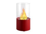 Circum Red Tabletop Bio Ethanol Fireplace