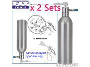 2 sets of Aluminum Can Air Pneumatic Refillable Pressure Sprayer