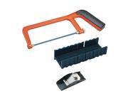 FIT TOOLS Hand Saw and Plastic Miter / Mitre Box with Trimming Planer Kit FIT TOOLS Hand Saw and Plastic Miter / Mitre Box with Trimming Planer Kit