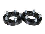 2pc 1 25mm 5x114.3 5x4.5 to 5x100 Black Wheel Adapters Spacers 12x1.5 Studs 73.1 bore