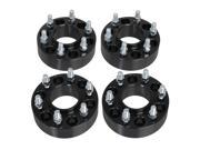 4pc 2 Thick HUBCENTRIC 6x135 Wheel Spacers with 14x2 studs for 6 Lug Ford Expedition F150 F 150 Lincoln Navigator Mark LT Black Adapters