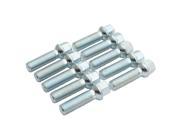 10 Extended Silver Lug Bolts 12x1.5 40mm Shank Length for most Mercedes Benz Vehicles