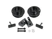 Front Dodge Leveling Kit 2 Lift Includes Shock Extenders for 2014 2015 Ram 2500 2013 2015 Ram 3500 4x4 4WD Only Black Steel Coil Spring Spacers
