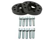 25mm 1 Hubcentric Black Wheel Spacers 5x120 72.6 for BMW Silver Extended Lug Bolts 12x1.5