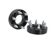 2pc 2 Thick 6x135 Wheel Spacers with 14x2 studs for 6 Lug Ford Expedition F150 F 150 Lincoln Navigator Mark LT Black Adapters