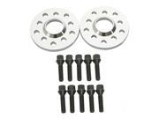 2pc 12mm 1 2 5x112 5x100 Hubcentric Wheel Spacers with 10pc Black Lug Bolts Cone Conical Taper Seat for Audi TT A3 A4 A6 A8 S4 S6 S8 Volkswagen Jetta Golf