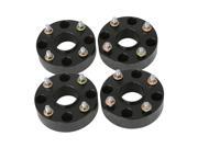 4 1.5 4 110 4x110 Black Wheel Spacers Yamaha Rhino Grizzly Kawasaki Honda Recon Rancher ATV UTV