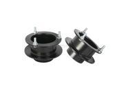 Front Dodge Ram Leveling Kit 2.5 Lift for 1994 2001 Ram 1500 1994 2013 Ram 2500 1994 2013 Ram 3500 4WD ONLY Black Steel Coil Spring Spacers