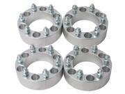 4pc 2 50mm Thick 6x139.7 Silver Wheel Spacers with 12x1.25 Studs for Infiniti QX4 QX56 Nissan Armada Frontier Pathfinder Titan Xterra 6x5.5