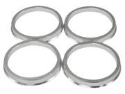 4 pieces Hubcentric Rings 56.1mm ID to 73.1mm OD Silver Aluminum Hubrings Only Fits 56.1mm Vehicle Hub 73.1mm Wheel Centerbore Can fit Subaru Honda Ac