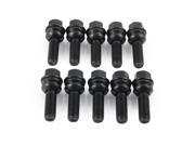 20 Extended Black Lug Bolts 14x1.5 Threads R14 Ball Seat 37mm Shank Length For many Porsche Vehicles 924 944 968 911 Boxter Cayman Cayenne Panamera