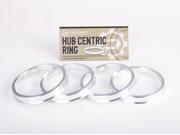 Hubcentric Rings (Pack of 4) - 54.1mm ID to 67.1mm OD - Silver Aluminum Hubrings - Only Fits 54.1mm Vehicle Hub & 67.1mm Wheel Centerbore Hubcentric Rings (Pack of 4) - 54.1mm ID to 67.1mm OD - Silver Aluminum Hubrings - Only Fits 54.1mm Vehicle Hub & 67.1mm Wheel Centerbore