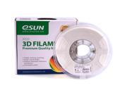 eSUN PLA 3.00mm 1kg White color filament