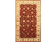 Pasargad Agra Collection Decorative Hand Knotted Silk Wool Area Rug 5x8