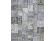 Pasargad s Vintage Overdayes Wool Patchwork Area Rug 8 0 X 10 0