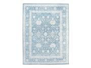 Pasargad Oushak Collection Hand Knotted Bsilk wool Area Rug 4 X 6