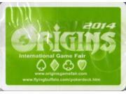 2014 Origins Convention Gaming Industry Playing Cards Green Back SW MINT New