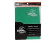 Monster Binder 9 Pocket Pages Matte Emerald Green MINT New