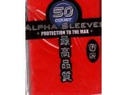 Neo Sleeves Alpha Red 50 MINT New