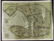 City of Eskadia Poster Map MINT New